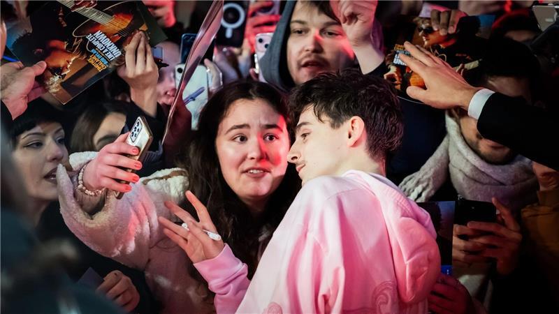 Der Besuch von Timothée Chalamet bei der Berlinale wurde auch in den sozialen Medien gepostet. (Archivbild)