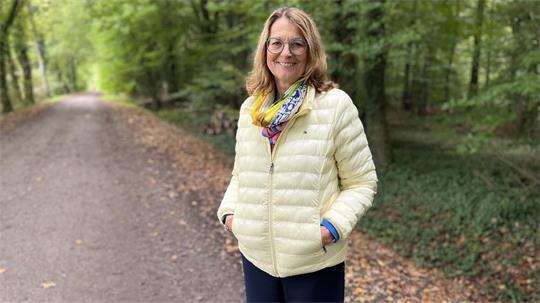 Der Braken ist einer ihrer Lieblingsorte in Harsefeld: Hier geht Ute Kück gerne spazieren.