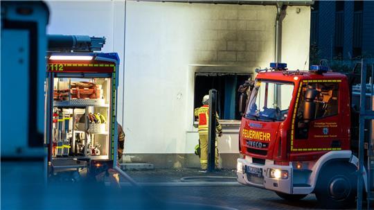 Der Brand beschränkte sich auf einen kleinen Bereich des Gebäudes.