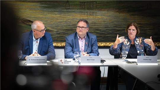 Der Bremer Senat zieht nach zwei Jahren im Amt eine positive Bilanz.