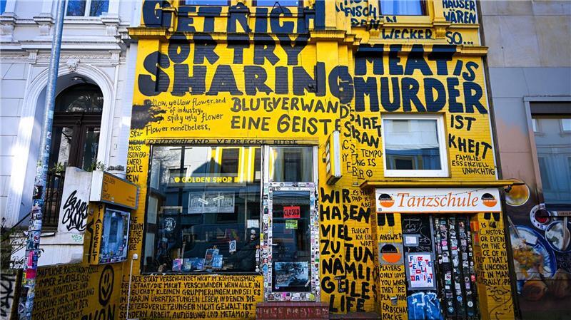Der Buchladen „Golden Shop“ in Bremen.