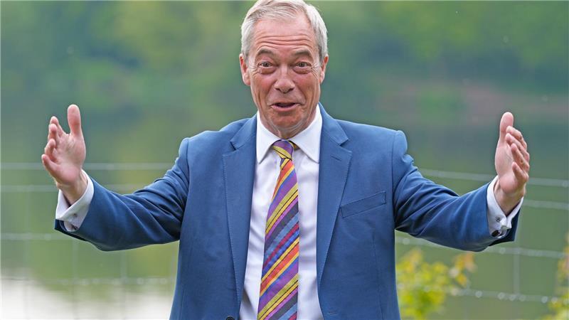 Zehn Jahre EU-Referendum – Was der Brexit wirklich bedeutet Der Chef der rechtspopulistischen Partei Reform UK gilt als Vater des Brexits und profitiert von dessen Folgen. (Archivfoto)