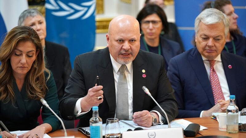 Der Chefankläger am Internationalen Strafgerichtshof, Karim Khan, sendet eine Warnung.