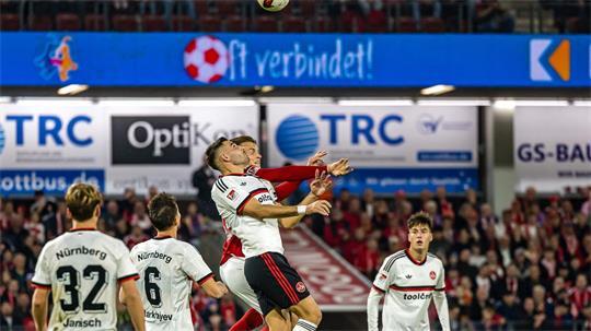 Der Club tat sich schwer in Cottbus. 