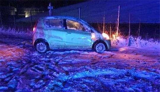 Der Daihatsu Cuore der Fahranfängerin überschlug sich nahe der Biogasanlage auf der L130.