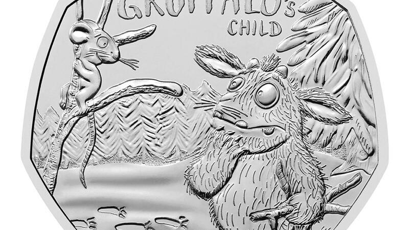 Britische Gedenkmünze ehrt 20 Jahre „Grüffelokind“ Der Deutsche Axel Schaeffler hat die Geschichte illustriert.