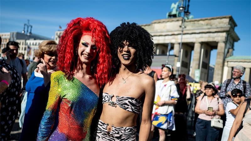 Der Drag March führte vom U-Bahnhof Bundestag zum Brandenburger Tor.