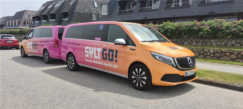 Der E-Fahrservice ist über die App SyltRIDE zu buchen. Foto: Sylter Verkehrsgesellschaft