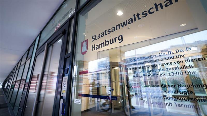 Der Eingang zum neuen Sitz der Hamburger Staatsanwaltschaft im Michaelis-Quartier.