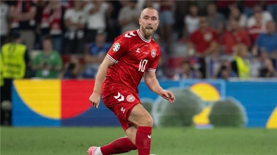 Der Einsatz von Christian Eriksen gegen Deutschland ist gefährdet.