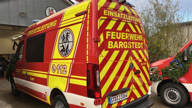 Der Einsatzleitwagen ist der dritte dieser Art in der Samtgemeinde Harsefeld, aber der erste in Bargstedt.