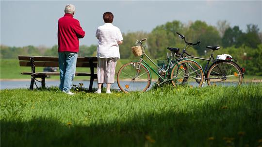 Der Elbe-Radwanderweg führt durchs Alte Land, Stade und Kehdingen.