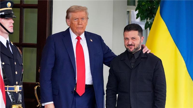 Europäer arbeiten an Garantien für Kiew - keine US-Truppen Der Empfang für den ukrainischen Präsidenten Selenskyj im Weißen Haus war freundlich.