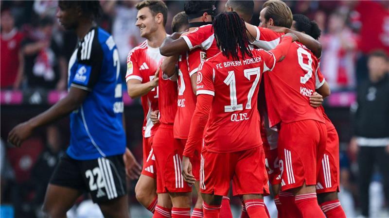 Warmschießen für Chelsea: Wieder Münchner Torgala gegen HSV Der FC Bayern hatte gegen den Hamburger SV viel Grund zum Jubel.