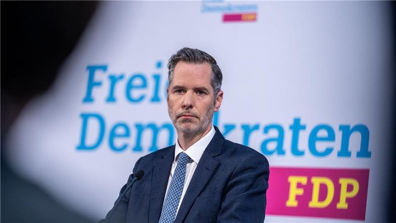 NRW-Landeschef Höne will FDP-Bundesvorsitzender werden Der FDP-Bundesvorsitzende Christian Dürr will Parteichef bleiben. (Archivbild)