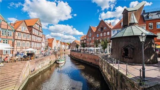 Der Fischmarkt ist einer von Stades schönsten Plätzen am Wasser.