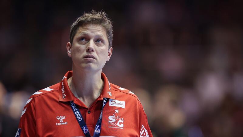 Flensburgs Handballer verlieren Spitzenspiel in Berlin Der Flensburger Trainer Nicolej Krickau.