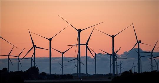 Der Forschungswindpark in Krummendeich könnte weltweit Beachtung finden (Symbolbild). Foto: Daniel Bockwoldt/dpa