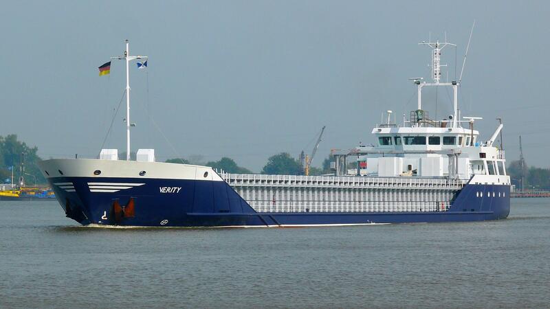 Der Frachter „Verity“ sank im Oktober 2023 nach einer Kollision in der Nordsee.