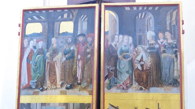 Gertrudenschrein in der St.-Cosmae-Kirche wird gewandelt Der Gertrudenschrein in der St.-Cosmae-Kirche in Stade.