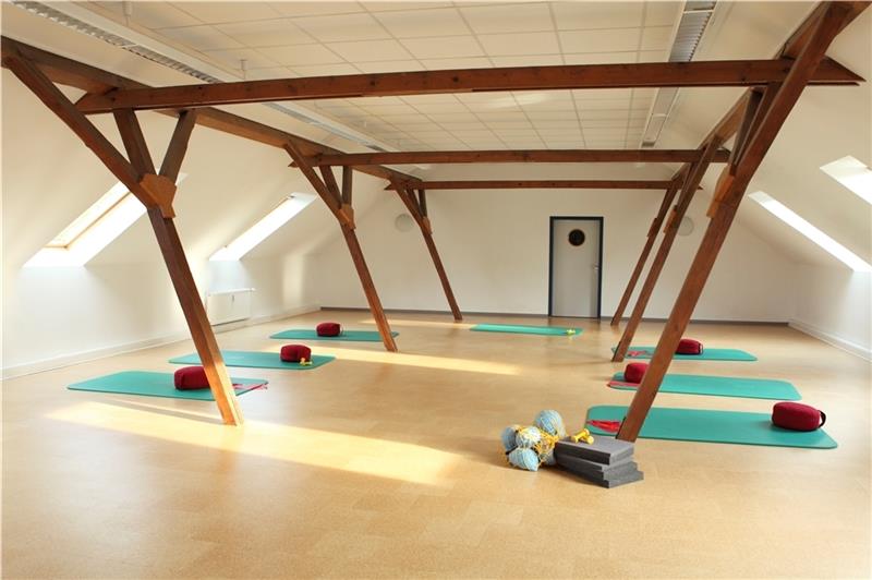 Volkshochschule Buxtehude feiert mit neuem Programm 75. Jubiläum Der Gesundheitsraum der Volkshochschule Buxtehude. Foto: S. Lohmann