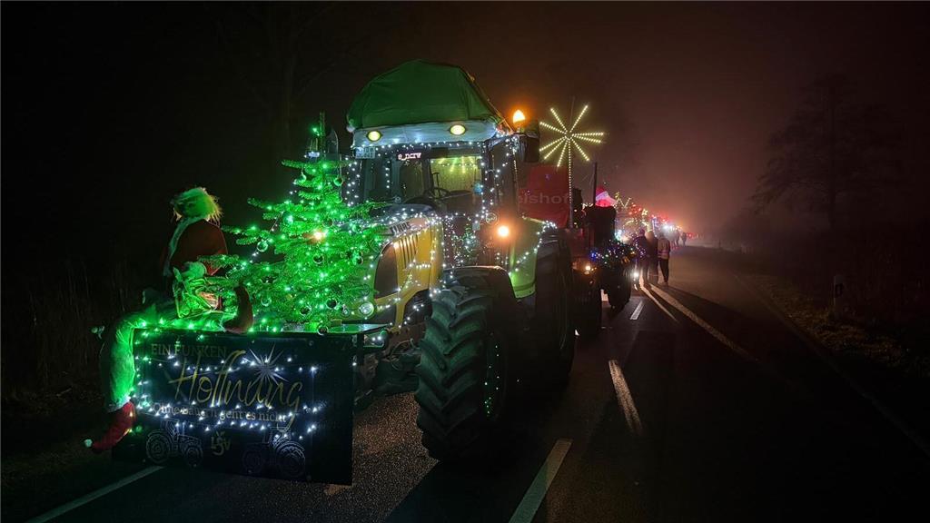 Der Grinch fährt mit.