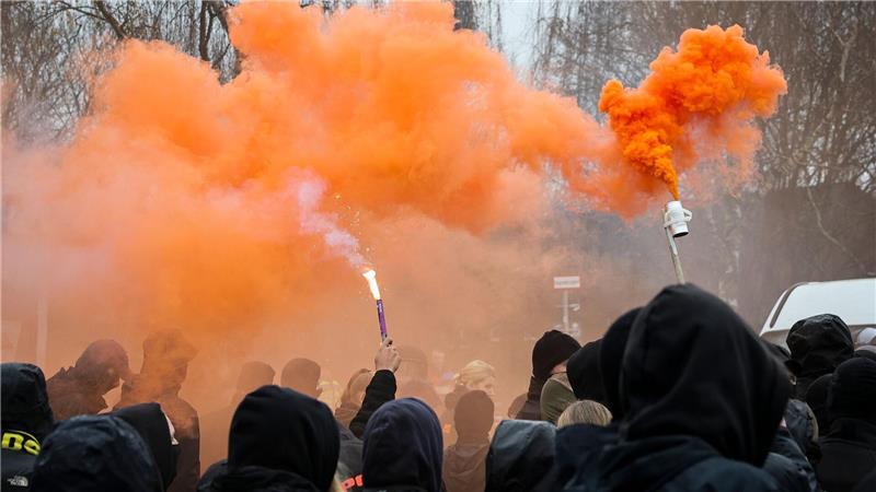 Der Großeinsatz simulierte mehrere Szenarien in der Kieler Innenstadt.
