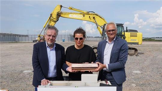 Der Grundstein für das neue Jugendgefängnis in Hamburg-Billwerder wurde im Juni 2023 gelegt. (Archivfoto)