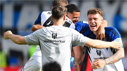 Der HSV feierte in Frankfurt einen wichtigen Sieg.