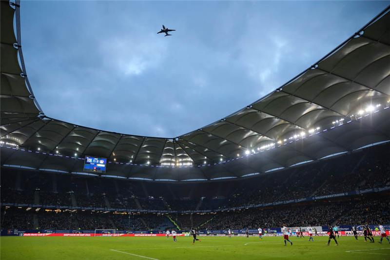 Der HSV spielt gegen Bayer Leverkusen im heimischen Volksparkstadion. Foto: Christian Charisius/dpa