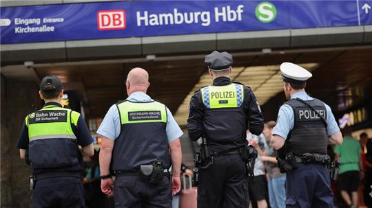 Der Hamburger Hauptbahnhof ist bei Delikten mit Messern Spitzenreiter im ersten Halbjahr 2024.