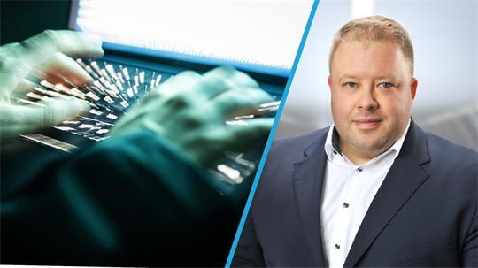 Der Hamburger Rechtsanwalt Fabian Fritsch beschäftigt sich seit Jahren intensiv mit Cyberkriminalität. (Montage)