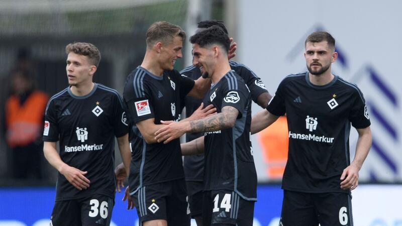 Der Hamburger SV gewann souverän in Braunschweig.