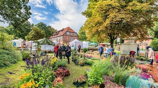 Der Harsefelder Herbstzauber wird am kommenden Wochenende im Klosterpark gefeiert.