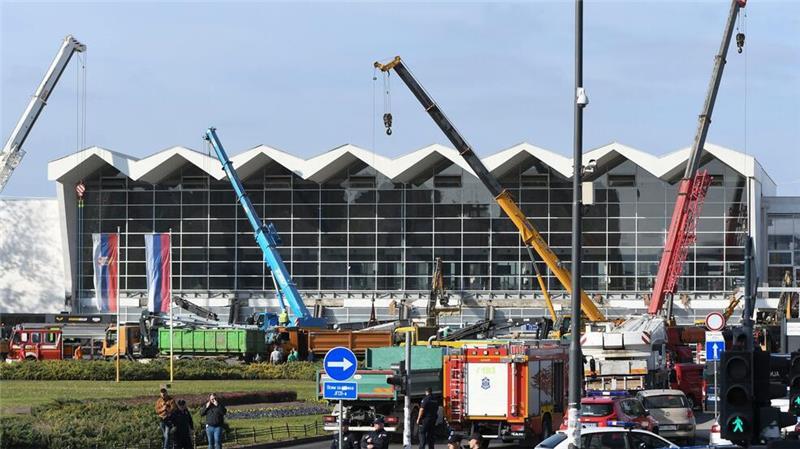 Weitere Tote nach Einsturz von Bahnhofsvordach in Serbien Der Hauptbahnhof wird derzeit umgebaut.
