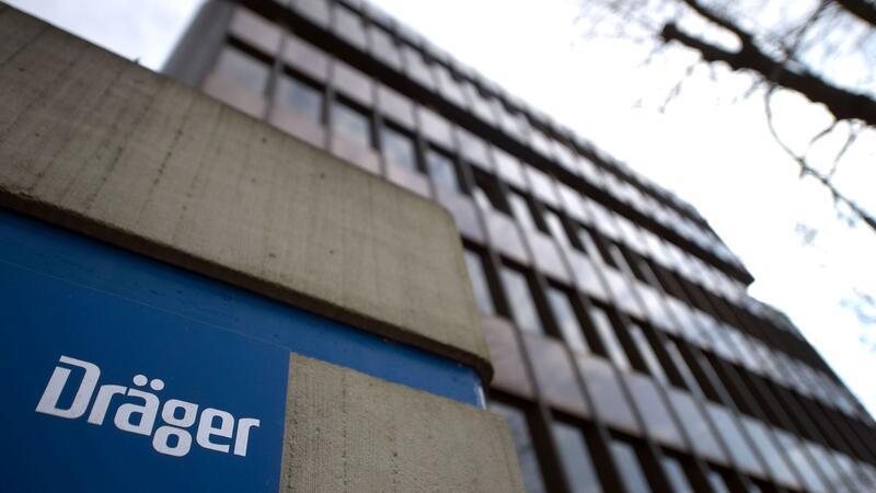 Drägerwerk startet mit leichtem Umsatzrückgang ins neue Jahr Der Hauptsitz der Firma Dräger, aufgenommen in Lübeck.