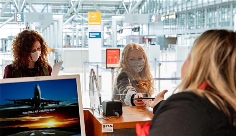 Der Helmut-Schmidt-Airport rüstet sich mit strengen Sicherheitsmaßnahmen für die Rückkehr zum normalen Betrieb. Foto: Oliver Sorg/Hamburg Airport