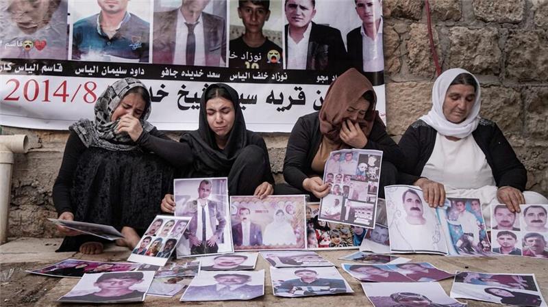 Vom IS entführte Jesidin aus dem Gazastreifen gerettet Der IS überfiel 2014 die Region Sindschar nahm und Tausende jesidische Frauen gefangen, um aus ihnen Sex-Sklavinnen für die Dschihadisten zu machen. (Archivbild)