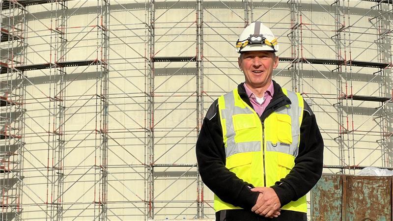 Der Ideengeber: Diplom-Ingenieur Hans-Georg Willschütz.