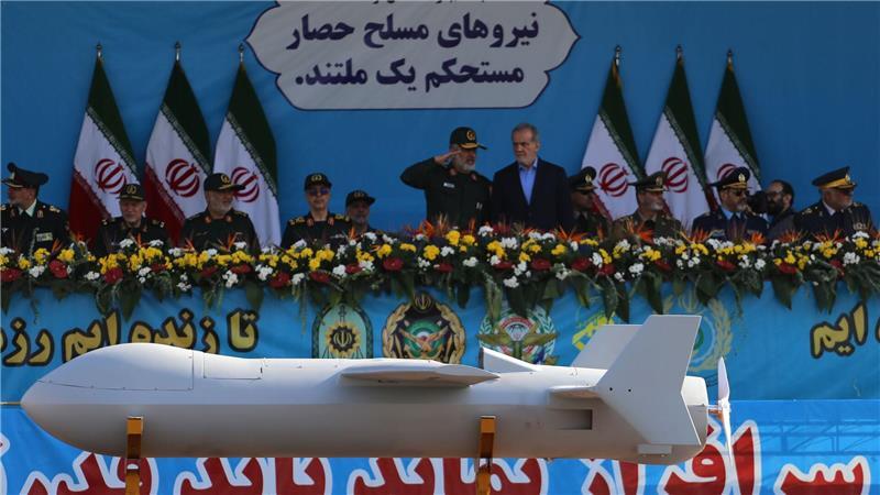 London bringt kostengünstigere Drohnenabwehr in Nahen Osten Der Iran produziert massenweise Drohnen: Die vergleichsweise günstigen Fluggeräte sind eine große Herausforderung für die gegnerische Flugabwehr. (Archivbild)