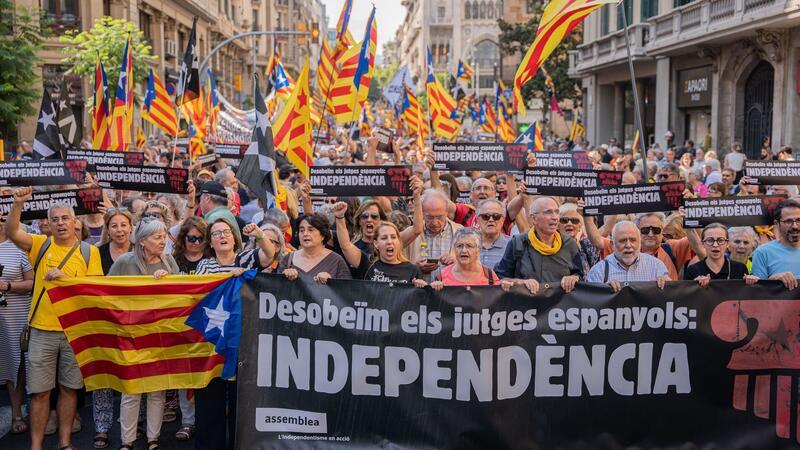 Amnestie-Gesetz kommt in Spanien vors Verfassungsgericht Der Katalonien-Konflikt schwelt in Spanien seit langem. (Archivbild)