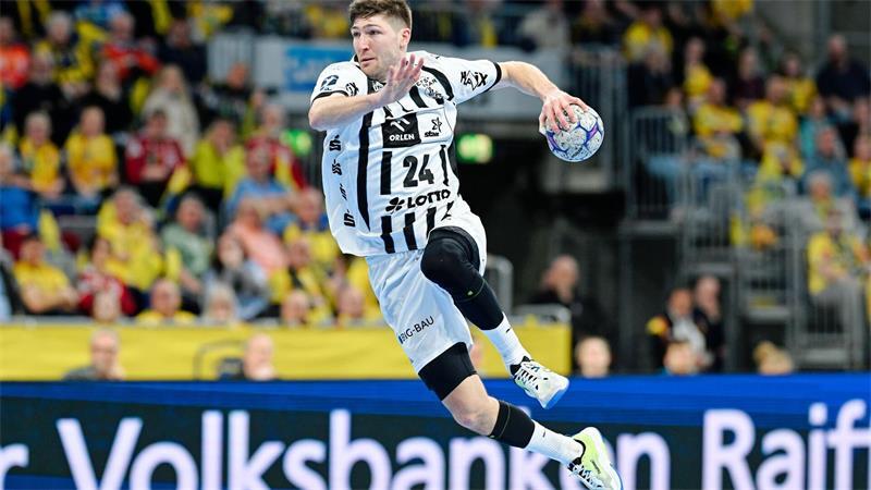 Der Kieler Lukas Zerbe sah im Spiel gegen Frisch Auf Göppingen die Rote Karte. (Archivbild)