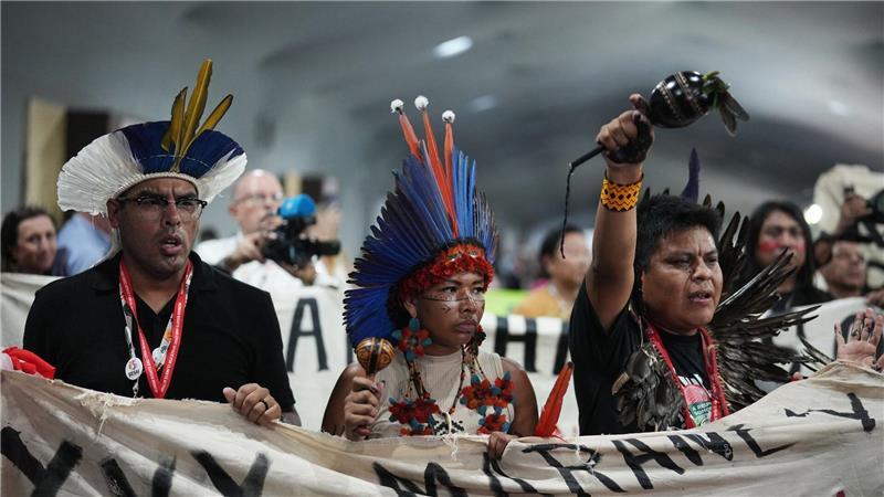 Der Klimagipfel war von Protesten Indigener begleitet worden.