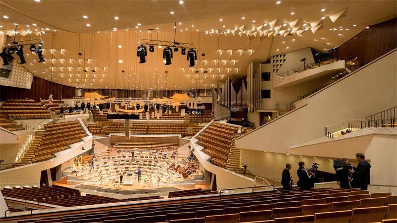 Berlins nächste Baustelle: Philharmonie muss saniert werden Der Konzertsaal von Architekt Hans Scharoun.