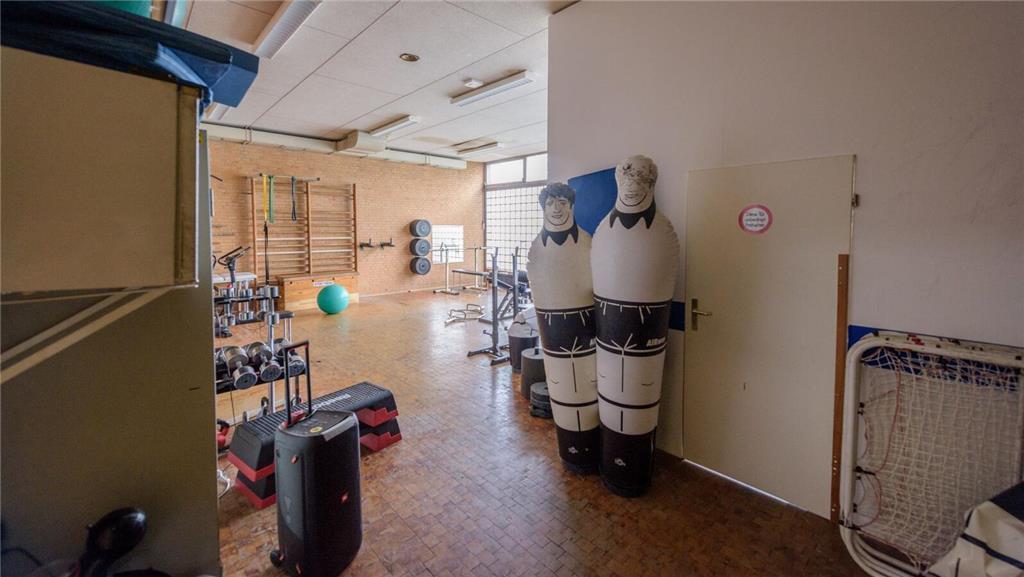 Der Kraftraum in der Halle Nord.