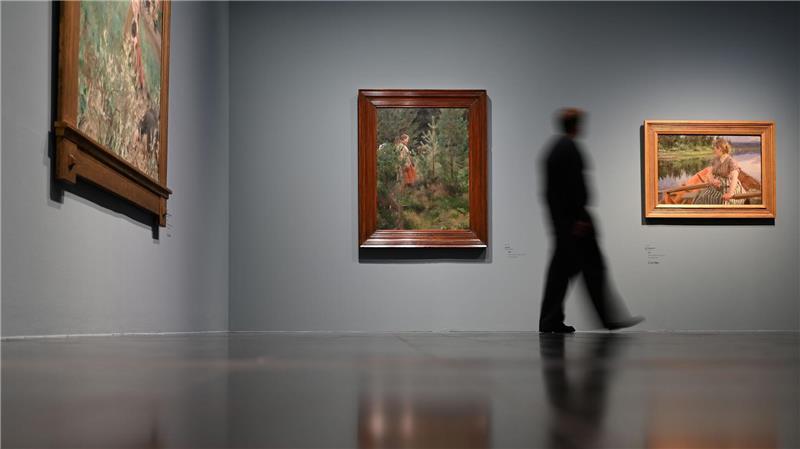 Der Künstler Anders Zorn malte nordische Landschaften und Alltagsbeobachtungen aus seiner schwedischen Heimat. 