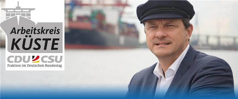 Der Küstenparlamentarier – so wirbt der CDU-Bundestagsabgeordnete Oliver Grundmann aus Stade auf seiner Website für sich. Mit dem Arbeitskreis Küste hat er jetzt Wahlkampf für den Bayern Markus Söder als CDU-Kanzlerkandidat gemacht. Foto: