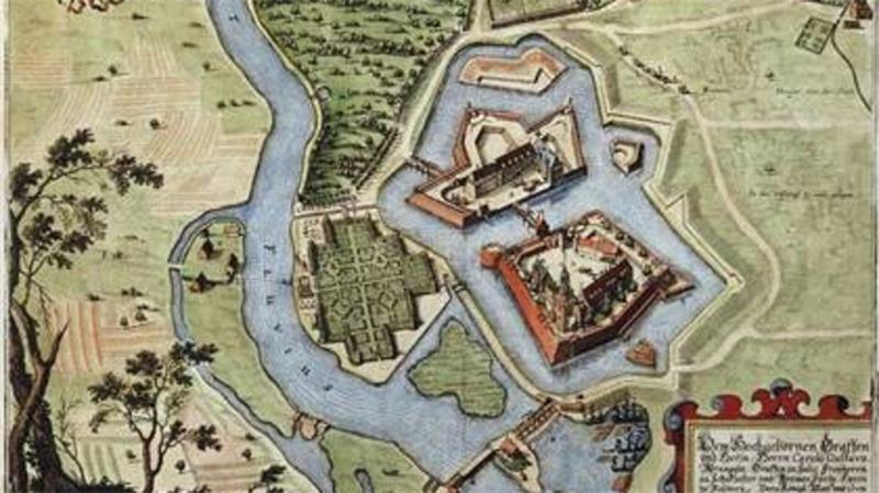 Von Stade bis Buxtehude: Denkmale im Landkreis öffnen ihre Türen Der Kupferstich von Matthäus Merian aus dem Jahr 1653 zeigt, wie das Schloss Bremervörde im 17. Jahrhundert aussah.