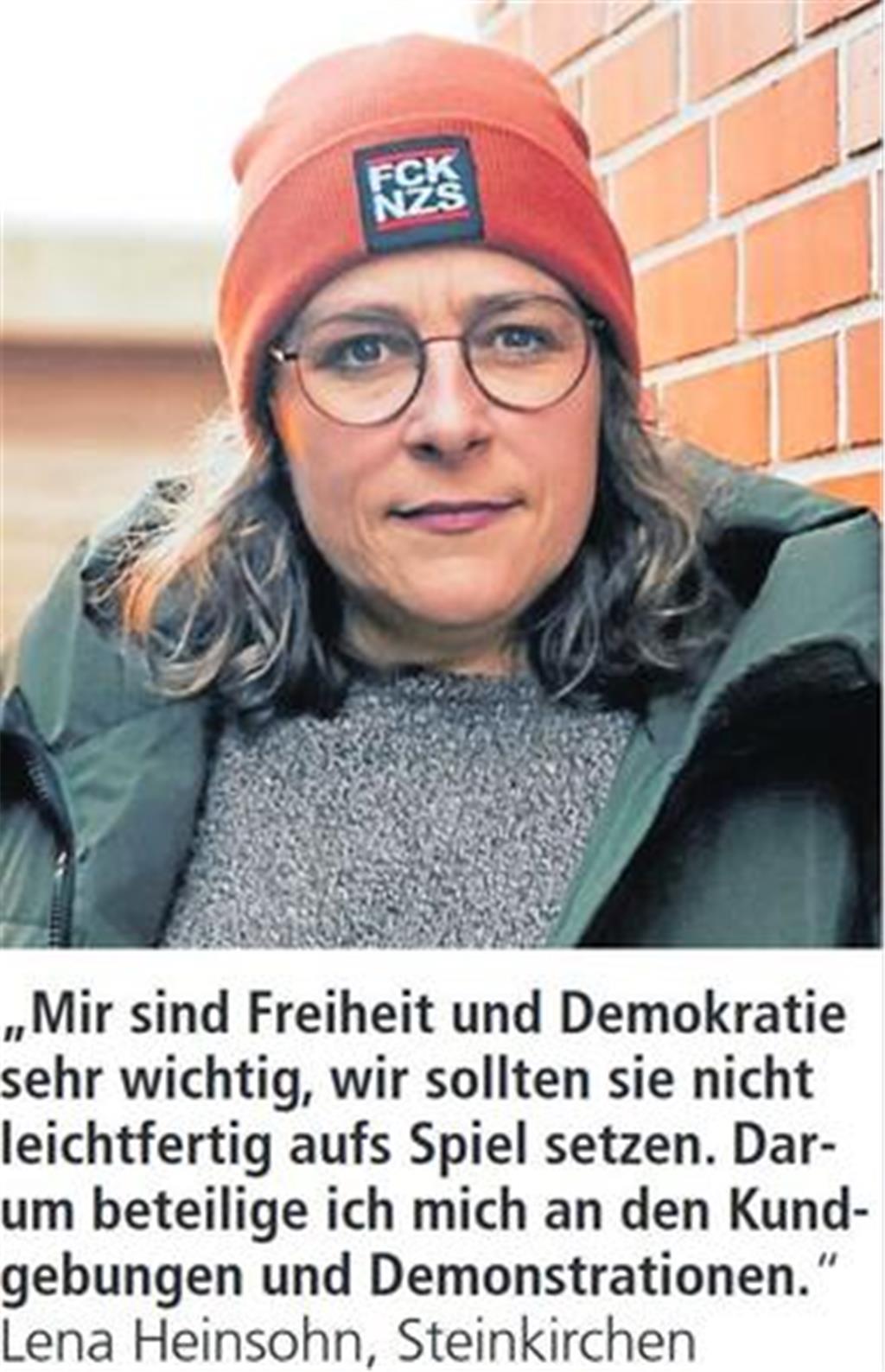 Der Landkreis zeigt Gesicht für Freiheit und Demokratie.