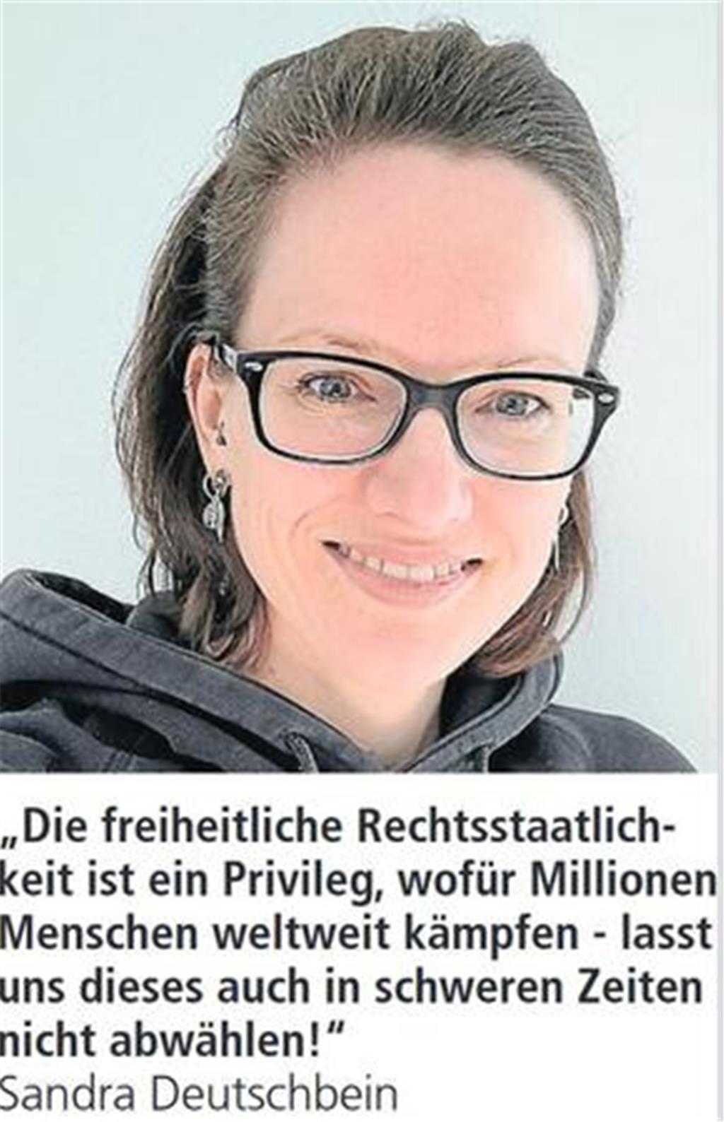 Der Landkreis zeigt Gesicht für Freiheit und Demokratie.
